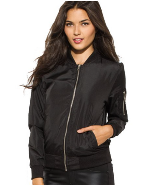 Tall Black Faux Leather Embroidered Varsity Bomber Jacket