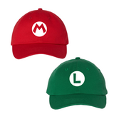 Mario Luigi Embroidered Kids Baseball Hats