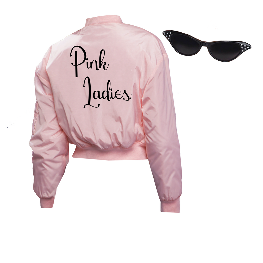 Grease Ladies Pink Jacket – ADashOfChic Bomber