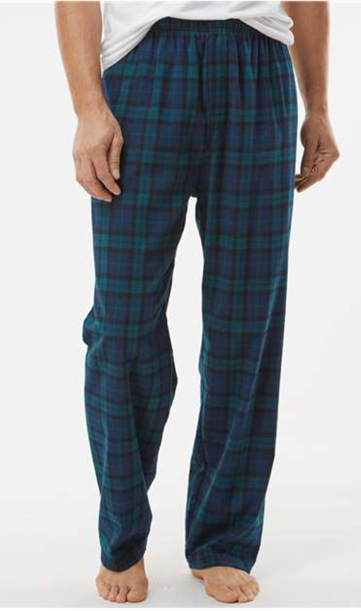 Big Knick Energy Mens Flannel Plaid Pajama Set