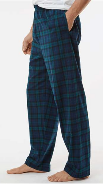 Big Knick Energy Mens Flannel Plaid Pajama Set