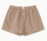 Personalized Womens Checkered Boxer Shorts